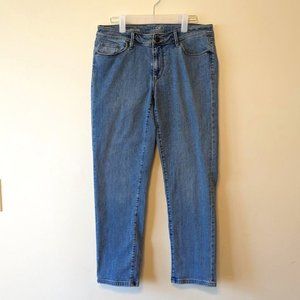 LOFT Curvy Cuffed Crop Jeans Women's Size 8